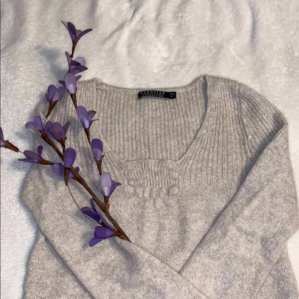PERUVIAN CONNECTION sweater (100% alpaca)
